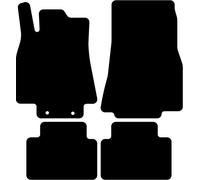 Kovvar Luxury Tappetini auto per Mercedes W169 | 2004-2012 | 4 pezzi | Velour di lusso 11 mm | Poliammide | Moquette su misura | Antiscivolo | Robusto su tutta la superficie | 2110 g/m²