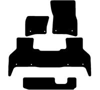Kovvar Premium Tappetini auto per Land Rover Defender | 2020-2026 | 4 pezzi | Saxony a pelo lungo 13 mm | Poliammide | Versione: Defender 110 | 7 posti | Moquette su misura | Antiscivolo