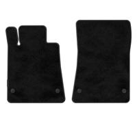 Kovvar Premium Tappetini auto per Mercedes SLK R172 | 2011-2020 | 2 pezzi | Saxony a pelo lungo 13 mm | Poliammide | Moquette su misura | Antiscivolo | Robusto su tutta la superficie | 2840 g/m²