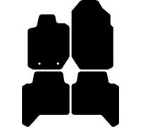 Kovvar Tappetini Auto adatti per Ford Ranger 2011-2022 - Versione: Cabina doppia - Serie: Basic