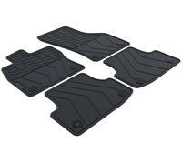 Kovvar Tappetini per Auto in Gomma adatti per Audi A3 8V/8V7-2013 - 2020 Versione: 8VS Sedan / 8VA Sportback | Tappetini posteriori con sistema di fissaggio - Serie: Gomma