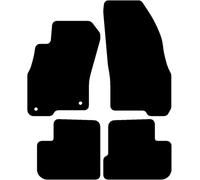 Kovvar Tappetini per Auto in Gomma Duogrip adatti per Fiat Punto Grande 2005-2012 - Versione: Distanza punti di fissaggio (conducente) 30,3 cm - Serie: DuoGrip Gomma