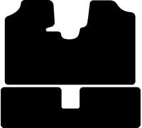 Kovvar Tappetini per Auto in Gomma Duogrip adatti per Lancia Fulvia 1963-1969 - Versione: Coupé - Serie: DuoGrip Gomma