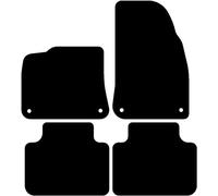 Kovvar Tappetini per Auto in Gomma Duogrip adatti per Porsche Cayenne 2017-2026 - Versione: SUV/Coupé | Tappetini posteriori senza sistema di fissaggio - Serie: DuoGrip Gomma