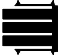 Kovvar Tappetini per Auto in Gomma Duogrip adatti per Volkswagen Transporter T6/T6.1 Multivan 2015-2025 - Versione: Posteriore | 4 binari | Doppia porta scorrevole - Serie: DuoGrip Gomma