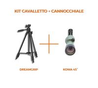 Kowa Kit Cavalletto + Cannocchiale ultracompatto corpo angolato - TSN - 501