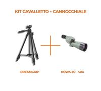 Kowa Kit Cavalletto + Cannocchiale ultracompatto corpo angolato - TSN - 502