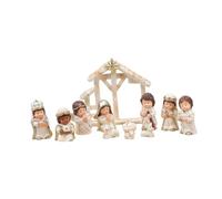 kowaku 12 Statuette Della Natività di Natale, Decorazioni Natalizie per La Casa, Tavoli Da Camera Da Letto E Decorazioni per Presepi di Gesù.