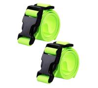 kowaku 2 Cinghie di Nylon per Borse Da Golf Cart, Pratiche di Bloccaggio con Fibbia Rapida per Il Rilascio per Valigie, Verde