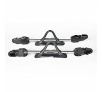 kowaku 2 Pezzi Attrezzatura Subacquea Acciaio Inox Aggancio Rapido per Immersione, Immersione Libera , Nero , XL Molla 26CM Adatta Per 44 E Oltre