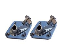 kowaku 2x Supporti per gambe da pavimento in metallo, supporti per rack, parti di ricambio, supporto per manutenzione, basi per per batteria