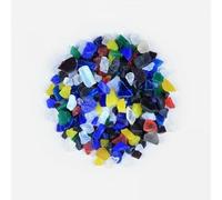 kowaku 6 Pezzi Materiale per Fondere Vetro COE90 Vetro per Microfusione Frit Colorato Millefiori Compatibile con Forni Piccoli Montaggio Facile Adatto per At, 6 pezzi