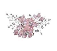 kowaku Accessori per capelli da sposa, per feste, copricapo alla moda, copricapo da ragazza, Filo D'argento Rosa
