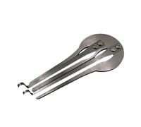 kowaku Arpa a Bocca Russa per Bambini E Adulti, Strumento Popolare, Arpa a Bocca a Doppio Tono E Suono Chiaro, Adatta Come Regalo per Imparare La Musica, Argento