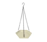 kowaku Bagno per Uccelli da Giardino, Mangiatoia Sospesa, Abbeveratoio da Esterno, Beige
