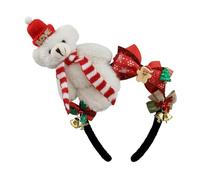 kowaku Banca di Natale per Copricapo di Natale per Il Gioco di Compleanno, Nero bianco