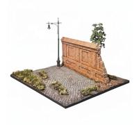 kowaku Base Diorama 1:35 Dettagli Realistici Kit Scena 1:35 Pavimentazione a Ciottoli Modello da Esposizione per Hobbisti