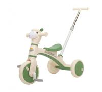 kowaku Bicicletta Senza Pedali Bambini Alpaca Monopattino Bambini con Sedile Imbottito E Pedane Comfort Luci E Musica Struttura Stabile in PP Adatta a Uscite, Verde
