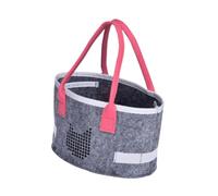 kowaku Borsa per giocatori audio in feltro Borsa di stoccaggio Borsa Spezia, Maniglia Rosa