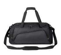 kowaku Borsone con Scomparto Scarpe Multiscomparto Borsone da Palestra Molto Ampio Borsa da per Viaggiatori, Pendolari, Piscina, Style to 1, Nero, Nero