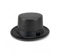 kowaku Cappello a Cilindro Rigido, Nero, size to 6