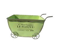 kowaku Carrello Portafiori in Metallo, Supporto per Piante, Ideale per Giardino E, Verde