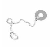 kowaku Catena Sostenuto Piatto Batteria Catena Smorzamento Piatto Accessorio Batteria Parte Batteria Controllo Overtone Suono Più Pulito Installazione Veloce, Argento