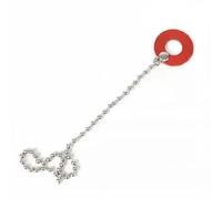 kowaku Catena Sostenuto Piatto Batteria Catena Smorzamento Piatto Accessorio Batteria Parte Batteria Controllo Overtone Suono Più Pulito Installazione Veloce, Rosso