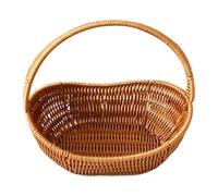 kowaku Cestino da Cucina in Finto Rattan, Versatile, per Bambini, Giocattoli da Bagno, Leggero, Facile da Pulire, Cestino Intrecciato con, Lunghezza 29 Cm