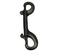 kowaku Chiusura a Scatto a Doppio Bullone per Immersioni E GAV, Clip in Metallo per Secchio di Cibo per Cani, 100 mm Nero