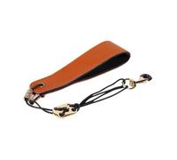 kowaku Cinghia a collo sax cinghia sax cinghia strumento a cinghia in pelle per spettacolo dal vivo, Marrone