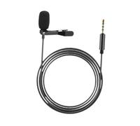 kowaku Clip di microfono a bassatro su microfono ridotto multiuso microfono con jack da 3,5 mm per intervista telefonica vlog