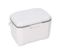 kowaku Contenitore Portatile Isolato da 6 Litri, a Prova di Perdite, con Maniglia, per Conservare Il Ghiaccio, Ideale per Esterni, Barbecue Ed Eventi all', Bianco