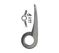 kowaku Copri Catena per Bicicletta Copri Catena per Bicicletta Proteggi Catena per Bicicletta Universale Portatile, Fibbia Argento+Coda