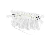 kowaku Copricapo con velo da demone in stile Lolita, ornamento per capelli, Bianco