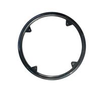 kowaku Copriruota, paracatena per Bici, guarnitura Nera, guarnitura, Corona Tonda in Resina, copricorona per Mountain Bike, BMX, Bici da Ciclismo, 12 cm