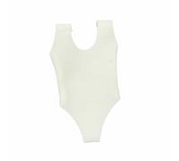 kowaku Costume da Bagno Donna Tuta Un Pezzo per Modello Articolato Abito Alta Gamba Design Realistico Senza Maniche Adatto per Collezionisti Scenari Creativi, Bianco