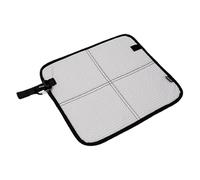 kowaku Cuscino per Sedile Portatile Pieghevole Impermeabile con Moschettone in Materiale Oxford 600D, Funzione Antiumidità, Adatto per Escursionismo, Picnic, Grigio Argento