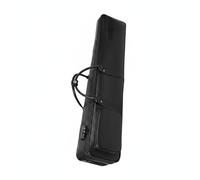 kowaku Custodia Erhu Impermeabile Borsa Strumento Rigida Resistente Esterno in PU Impermeabile Interno in Velluto con Tasca Frontale Adatta per Trasporti, PU Pelle, Nero, Nero