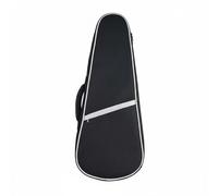 kowaku Custodia Protettiva Ukulele Imbottita Borsa Trasporto Impermeabile Cappotto Esterno Canvas Zip Resistente Fasce Regolabili Maniglia Ergonomica Tasca, Bianco, 23 Pollici