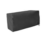 kowaku Deck Box Cover Copri Panca per Contenitore Rettangolare Resistente all'Acqua in Tessuto Oxford Pieghevole Protezione Contro Pioggia E Adatt, Nero, L