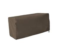kowaku Deck Box Cover Copri Panca per Contenitore Rettangolare Resistente all'Acqua in Tessuto Oxford Pieghevole Protezione Contro Pioggia E Adatt, caffè, S