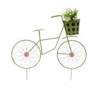 kowaku Decorazione per Bicicletta con Picchetto da Giardino, Lavoretti da Giardino con Biciclette, Portavasi in Ferro per Le Feste