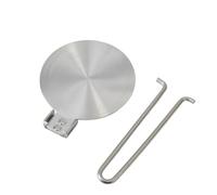 kowaku Diffusore di Calore per Fornelli Piastra Parafiamma Distributore di Calore Disco Induzione in Acciaio Inox 430 con Manico Pieghevole Adatto a Caffettiere E Salse Delicate Cucina Domestica