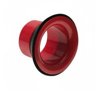 kowaku Drum Amplifier Inserto Foro Grancassa Protezione Porta Cerchio Rims Banda Guarnizione Diffusore in E Gomma per Maggiore Focalizzazione Delle Basse E, Rosso