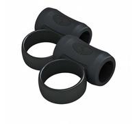 kowaku Drum Practice Aid Bacchetta per Training Batteria Supporto Controllo Mano Presa Stabile Silicone Morbido Antiscivolo Leggera Facile da Usare Adatta, Nero, Nero, 14.5mm-16mm