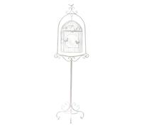 kowaku Espositore da Esterno Supporto Piante Portafiori Portavasi con Gabbia a Cupola in Ferro E Decorazioni a Ricciolo Piedistallo Alto Che Valorizza Adatto per Giardino Patio Ingresso Cortile