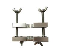 kowaku Estrre di Bocchino con Morsetto a Due Barre Regolabile Strumento Musicale Resistente per Sale Prove Bande Musicali, Argento