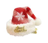 kowaku Fermacapelli natalizi Accessori unici per acconciature per feste in maschera in discoteca, Strisce D'argento Rosse