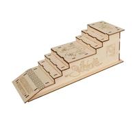 kowaku Finger Skateboard Ramps in Legno Resistente con Accessori per Fingerboard Struttura Realistica E Superficie Liscia Adatto Come Decorazione da Scrivani, Scala